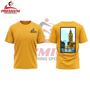 เสื้อยืดผ้าฝ้ายออร์แกนิกน้ำหนักเบาสำหรับผู้ชายเสื้อยืดลำลองคุณภาพสูงออกแบบโลโก้100% ได้ตามต้องการ - Product Image 6