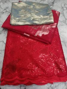 Hot Bán Faransawi Váy Cưới Chất Lượng Cao 100% Lụa Vải Dệt Thoáng Khí Trọng Lượng Trung Bình Nhiều Màu In Pha Lê - Product Image 5