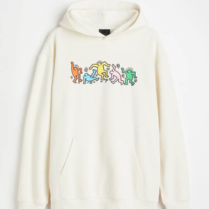 เสื้อฮู้ดสวมหัวโอเวอร์ไซส์สำหรับผู้ชายผ้าโพลีเอสเตอร์/ ผ้าฝ้ายกันน้ำหลากสีสไตล์สตรีทสำหรับฤดูหนาว - Product Image 1