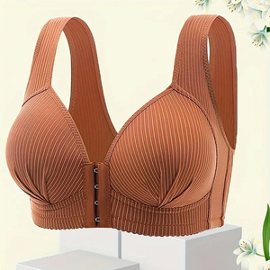 Reggiseno da <span class=keywords><strong>Allattamento</strong></span> Elegante con Chiusura Posteriore, Traspirante, Senza Ferretto, in Nylon, Comodo e Elastico per Donne in Gravidanza - Product Image 1