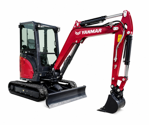 Excavadora Compacta Yanmar con Motor Diésel Rojo, Retroexcavadora SF17 de Alta Potencia de Excavación - Product Image 2
