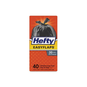 ถุงขยะคุณภาพพรีเมียม Hefty Easy Flaps อเนกประสงค์ ขนาดใหญ่ สำหรับงานหนัก เกรดส่งออก ขายส่ง - Product Image 2