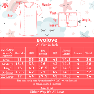 Conjunto de Pijama Evolve para Mujer, 100% Algodón, Pantalones Cortos Estampados, Ropa de Dormir Modal Cómoda y Ligera - Product Image 4