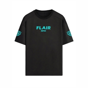 Camiseta de algodón de color sólido de alta calidad para hombre, logotipo personalizado, hombros caídos, cuello redondo de gran tamaño, 100% algodón - Product Image 2