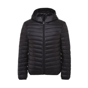 Custom Eco-Friendly Lightweight Puffer <b>Jacket</b> Hood Zip Closure Warm Insulated <b>Quilted</b> Design Water Resistant Winter <b>Pattern</b> - Product Image 2