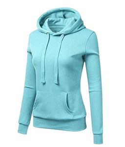 เสื้อมีฮู้ดสำหรับผู้หญิงมาใหม่เสื้อมีฮู้ดผ้าโพลีเอสเตอร์/ ผ้าฝ้ายพิมพ์ลายด้านหน้า - Product Image 3