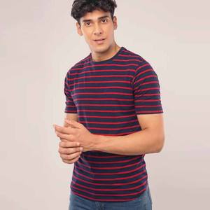 Camiseta de cuello redondo para hombre, Camiseta clásica Premium ajustada suave preencogida, camisetas de algodón polivinílico para hombre - Product Image 5