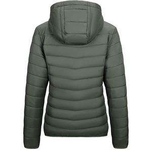 2024 Offre Spéciale femmes à capuche hiver veste mode Street Wear léger extérieur bouffant imprimé Techniques grande taille veste - Product Image 4