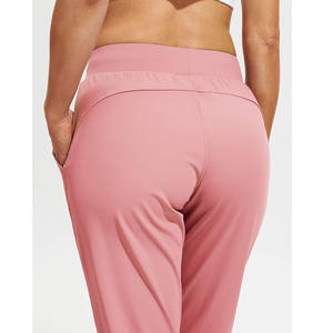 กางเกงจ็อกเกอร์ของผู้หญิงกางเกงวิ่งน้ำหนักเบาแห้งเร็วระบายอากาศได้ดีมีโลโก้ตามสั่งขนาด - Product Image 5