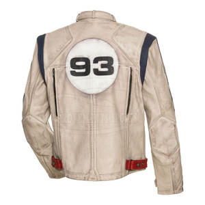 Ropa deportiva, chaqueta de cuero genuino para motocicleta, chaquetas de cuero para hombre de alta calidad - Product Image 2