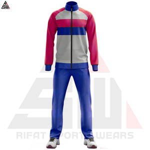 Nouvelle conception 100% survêtement en nylon Logo personnalisé impression par sublimation surdimensionné deux pièces veste et pantalon coupe-vent survêtement - Product Image 2