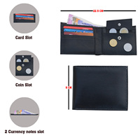 Kualitas Terbaik penjualan terbaik 100% kulit asli dompet pria dari produsen India dompet tempat kartu ramping harga terbaik