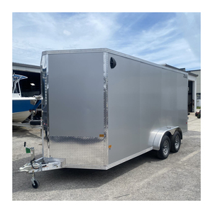 Trailer hộp trục đơn nhẹ với các tấm gia cố và lớp phủ chịu thời tiết để kéo an toàn các công cụ và thiết bị - Product Image 6
