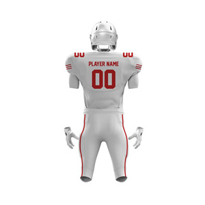 Uniforme de football américain de conception personnalisée 2026 Uniforme de football américain de couleur unie de haute qualité - Product Image 6