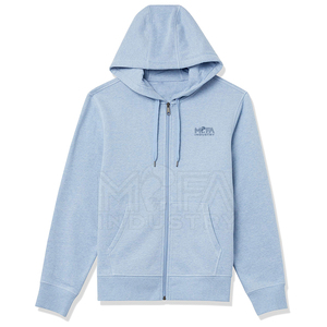 Sweat-shirts à fermeture éclair pour hommes tendance, 100% coton, imperméables, coupe-vent, vêtements d'hiver personnalisés - Product Image 1