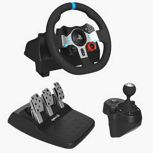 Bundle Volante Logitech G29 Driving Force PS5/PS4/PS3/PC + Headset