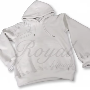 Venta al por mayor de calidad superior 100% algodón polar 320gsm Sudadera con capucha para hombres y mujeres Sudadera con capucha bordada - Product Image 1