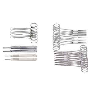 Ensemble d'instruments de chirurgie générale 74 pièces appendicectomie manuelle et hernie Instruments chirurgicaux en acier inoxydable approuvés CE - Product Image 6