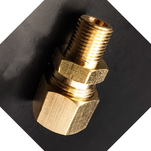 M68 áp lực cao <span class=keywords><strong>Brass</strong></span> bspt nén nam nối mạ <span class=keywords><strong>x</strong></span>ử lý bề mặt - Product Image 2