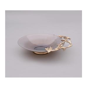 ชามเสิร์ฟช็อคโกแลตทรงกลมปลอดภัยสำหรับใช้ในบ้านและโรงแรมชามทองดีไซน์ทันสมัยสำหรับตกแต่งร้านอาหาร - Product Image 5