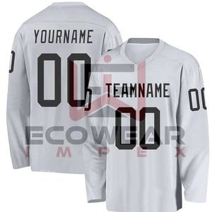 Jersey de hockey sobre hielo transpirable ecológico para jugadores profesionales personalizados OEM de nuevo estilo con logotipo personalizado para unisex hecho a medida - Product Image 5