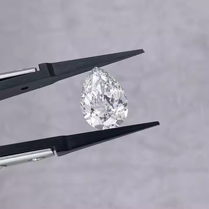 การออกแบบจี้แหวนเพชรทำจากหิน CVD รูปลูกแพร์มีความชัดเจน VS2ได้รับการรับรองโดยผู้เชี่ยวชาญด้านคุณสมบัติพิเศษของ IGI - Product Image 5