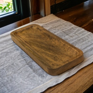 Bandeja de servicio de bambú de buena calidad para restaurantes, hoteles, vajilla, uso de la mejor bandeja de bambú elegante - Product Image 4