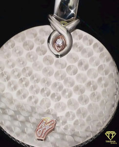 Pendentif Hip Hop glacé pendentif VVS Moissanite argent sterling 925 bijoux faits main personnalisés - Product Image 5