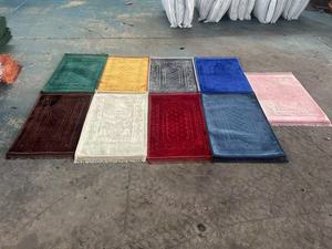 Tapis de prière Raschel en velours doux, <span class=keywords><strong>Sajada</strong></span> musulmane pour le marché du Moyen-Orient - Product Image 6