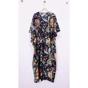 Handmade Kaftan Cotton Kaftan <b>Plus</b> <b>Size</b> Regular <b>Size</b> Caftan Resort Wear Cotton Lounge Wear Cotton Sleepwear Nightie - Product Image 6