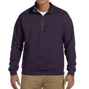 Gildan mens Fleece Quarter-zip Cadet Collar Sweatshirt