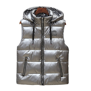 Chaqueta Acolchada Personalizada de Fabricante de Ropa, Chaleco Acolchado con Relleno Sintético para Hombre - Product Image 5