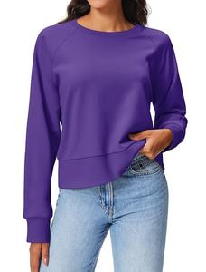 Wholesale <b>Women's</b> Cotton Sweatshirt Long Sleeves Neck New Design Luxury Yarn Dyed Comfortable <b>for</b> Winter Season Made Bangladesh - Product Image 3