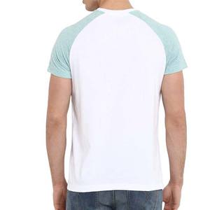T-shirts décontractés pour hommes en tissu de toile respirant en polyester/coton, col rond, coupe régulière, 380 g, pour la salle de sport et le travail - Product Image 4