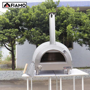 FIAMO <span class=keywords><strong>MAXI</strong></span> Horno de <span class=keywords><strong>Pizza</strong></span> de Arcilla de Encimera Horno de Barbacoa de Pan de Gas con Pala de Cenizas Cocina de <span class=keywords><strong>Pizza</strong></span> al Aire Libre para Uso Doméstico - Product Image 1
