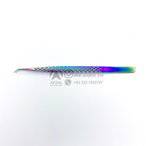 Belleza Acero inoxidable Etiqueta privada Logotipo personalizado Estuche Juegos Volumen Extensión Pestañas Pinzas Oro OEM Caja de herramientas - Product Image 2