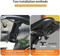 Feu arrière de vélo Demon Eyes avec port de charge de type C, éclairage LED intelligent programmable étanche IP66 pour la conduite de nuit