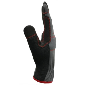 ถุงมือป้องกันมือสำหรับผู้ชายถุงมือช่างหนังวัวสีเหลือง - Product Image 4