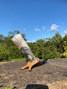 เขาสัตว์ไวกิ้งขัดเงาใหม่ขายดี พร้อมโลโก้แท้ ปลอดภัยสำหรับอาหาร ไม่รั่วซึม สำหรับดื่มเบียร์ - Product Image 6