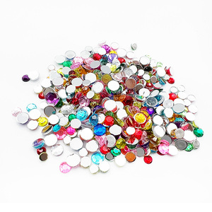 375 piezas de diamantes de imitación con motivos de plástico 5-7mm para actividades artesanales - Product Image 6