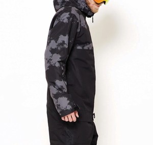 Combinaison de ski d'hiver pour homme avec veste et pantalon coupe-vent Ensemble de vêtements de sport de plein air imperméables avec fermeture à glissière - Product Image 4