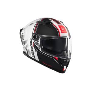 MT Helmets Braker SV Charm A1 Open Face Motocross Helmet Black White Matt Visor <b>Mirrored</b> Design <b>XL</b> Size Unisex Sport-Touring 4 - Product Image 1