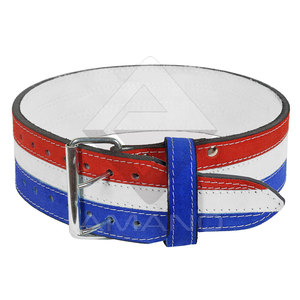 Cinturón de levantamiento de pesas de cuero de vaca de grano superior para hombre personalizado duradero y transpirable con buena hebilla - Product Image 3