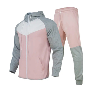 Otoño gimnasio Fitness hombres 2 piezas conjunto algodón XL Sudadera con capucha y pantalones de chándal Skinny Joggers chándal con Logo hombres ropa deportiva - Product Image 4