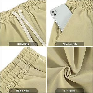 Men's Casual Elastic Waist Drawstring Summer Beach <b>Shorts</b> <b>Lightweight</b> Mesh Joggers Fitness <b>Cargo</b> <b>Shorts</b> Solid for Outdoor - Product Image 4