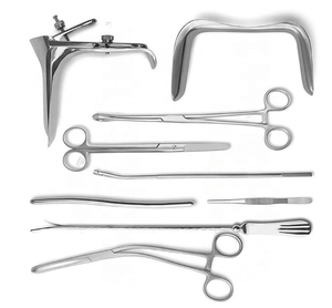 Juego de instrumentos quirúrgicos médicos, kit de Ginecología de 9 piezas, precio al por mayor de acero inoxidable de Pakistán - Product Image 2