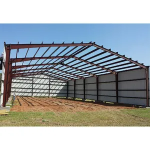 Peb Building Kits Wide Width Barns Design Fast Assemble Structure I Beams Steel Columns