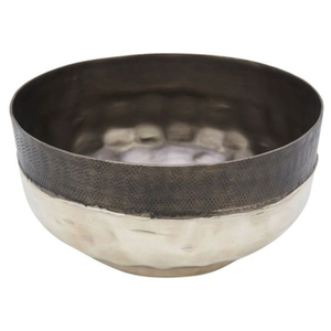 Cuenco de Servir Plateado Vintage, Diseño Clásico Elegante, Vajilla Metálica Premium, Plato Decorativo para Servir Alimentos, para Cenas y Eventos - Product Image 2