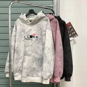 Sudadera con Capucha Tie-Dye de Moda para Hombre, Sudadera con Capucha Vintage Desgastada con Diseño Bordado, Sudaderas con Capucha para Hombre y Mujer - Product Image 1