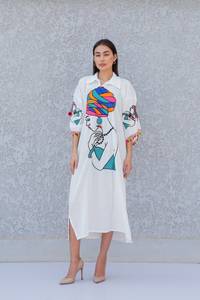 Hot Sell New Long Sleeve Islamic Clothing Dress Maxi Robe Embroidery Kimono for <b>Ladies</b> Front Open Abaya Turkish Kaftan <b>Cardigan</b> - Product Image 4